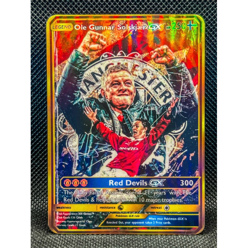 OLE GUNNAR SOLSKJAER GX POKÉMON GARD