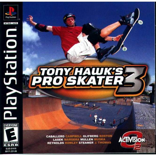 PS1 : Tony Hawk's Pro Skater 3 (USA) (1 Disc)