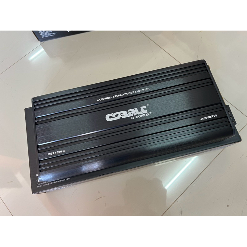 8990บาท ยี่ห้อ Orion รุ่น CBT4500.4 ClassAB ขับกลางแหลมติดรถยนต์