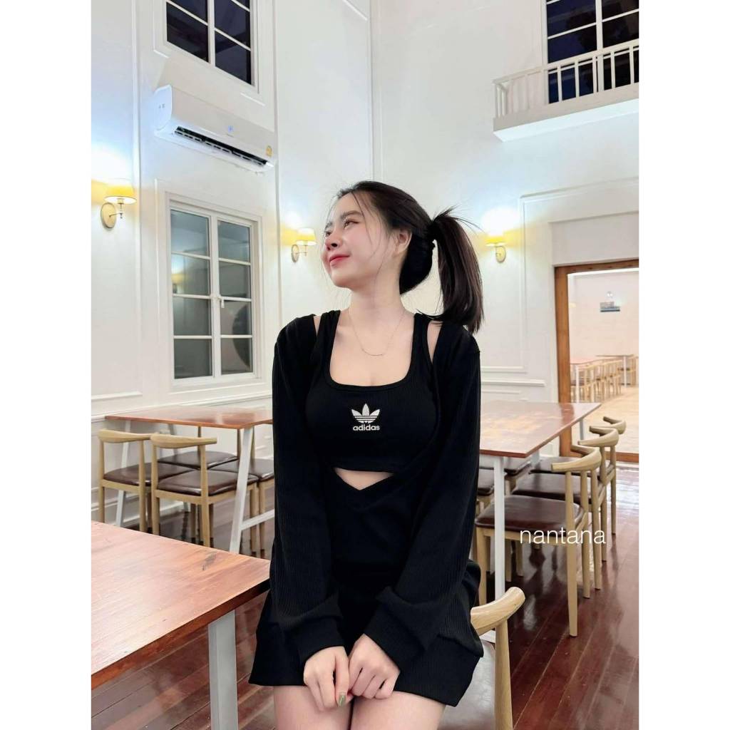 Nantana มินิเดรส2ชิ้นตัวนี้เริส ชอบความสปอต ที่น่ารักน่าขยี้ ให้ลุคแต่งตัวเบาๆแต่น่าร้ากกก