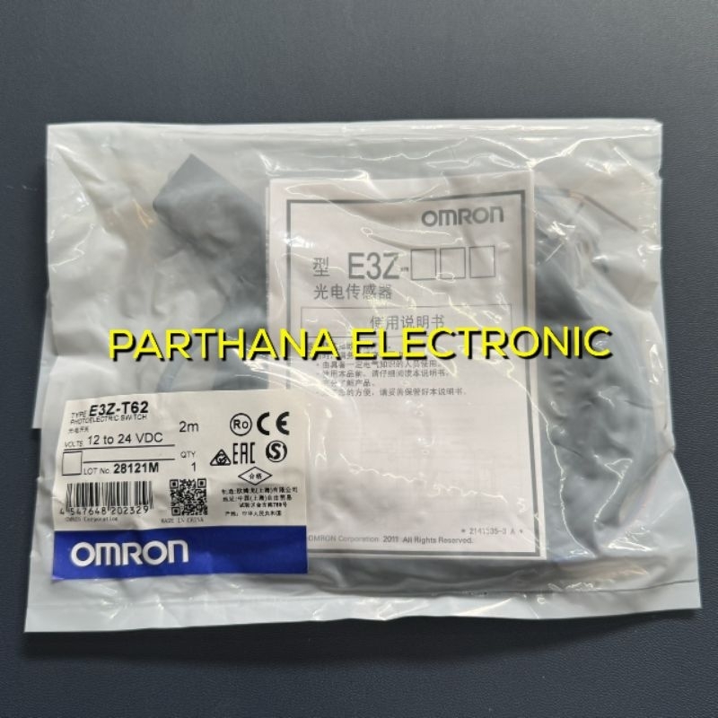 E3Z-T62 Photoelectric Sensor NPN