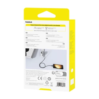Baseus สายชาร์จเร็ว รุ่น Silky Series USB to Type-C 100W, USB to iP 2.4A 1m,2m (USB to Type C ไม่รองรับระบบ IOS)