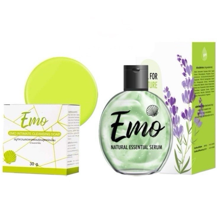 EMO สบู่อิโมะ -เซรั่มน้ำตบอีโมะ แพ็คเกจใหม่ (มีให้เลือก)