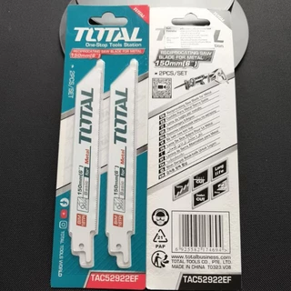 Total ใบเลื่อยชัก ตัดเหล็ก / ตัดไม้ ( สำหรับเลื่อยชัก ) รุ่น TAC52922EF / TAC52644D ( Sabre Saw Blade )