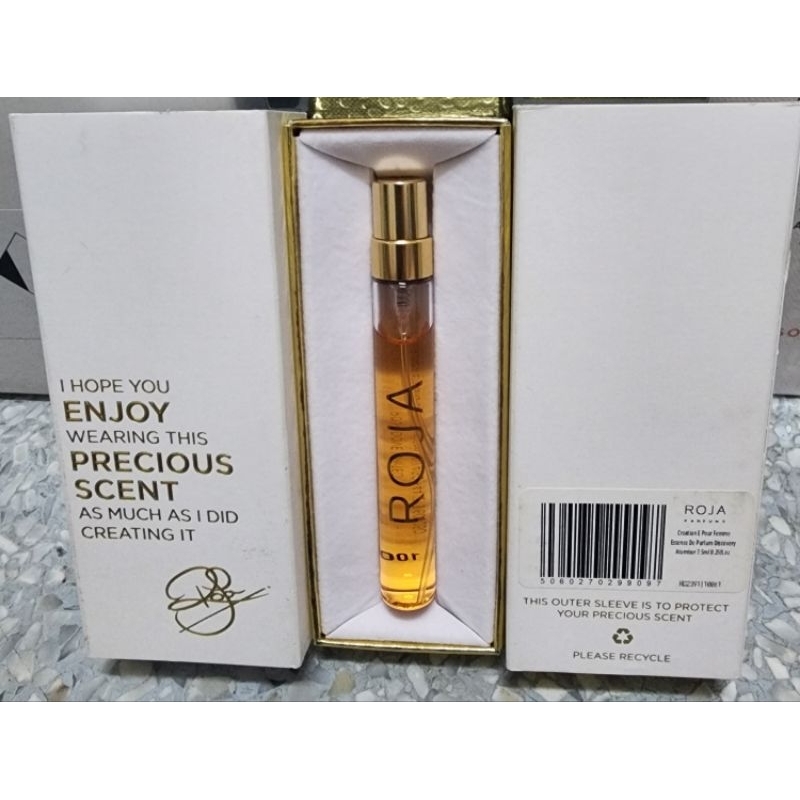 Travel spray 7.5ml Roja Creation E pour femme essense de parfum Batch 10061