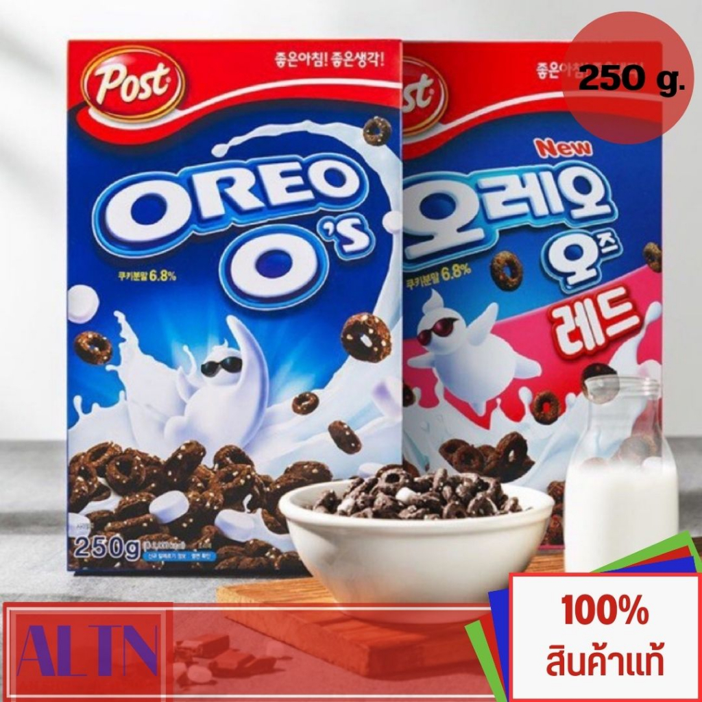 ซีเรียลโอริโอ้กับมาร์ชเมลโล่ oreo o's cereal with marshmallow 250g อาหารเช้าซีเรียลเกาหลี exp.2026/8