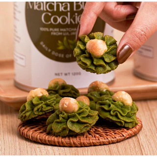 กู้ดนัทส์ คุ้กกี้เนยแมคคาเดเมีย วนิลา มัทฉะ 120กรัม Macadamia Butter Cookies Vanilla and Matcha | Goodnutsbkk