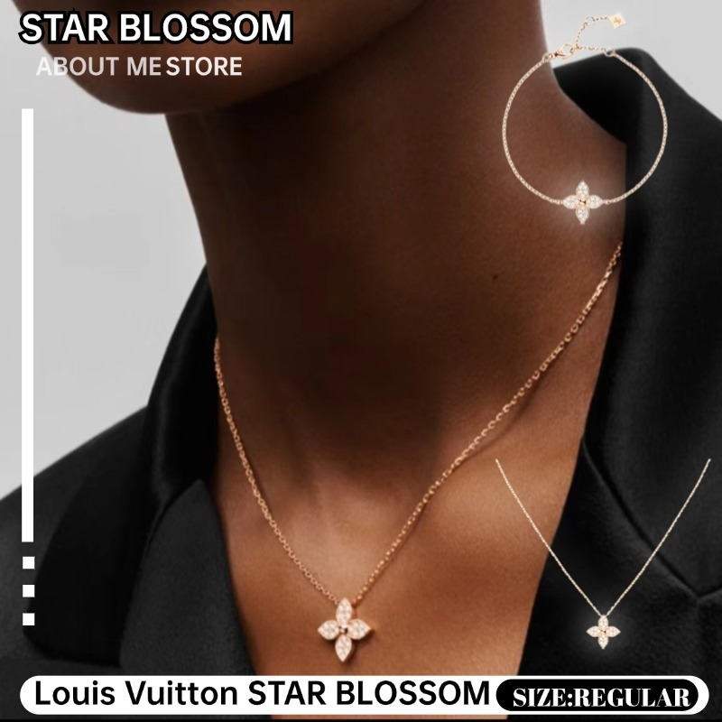 หลุยส์ วิตตอง LV Louis Vuitton STAR BLOSSOM สร้อยข้อมือประดับเพชรผู้หญิง