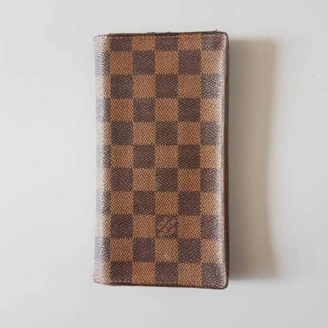 กระเป๋าเงิน Louis Vuitton Long Wallet Damier มือสอง แท้