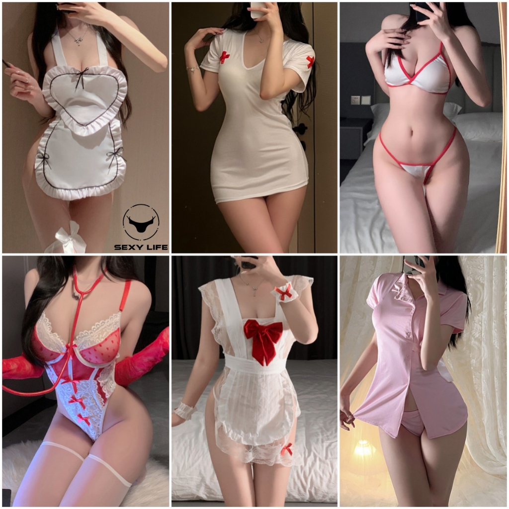 ชุดคอสเพลย์😍ชุดพยาบาล💕หลากหลายสไตล์ เซ็กซี่ และมีเสน่ห์🚚ส่งไวจากไทย1-3วัน
