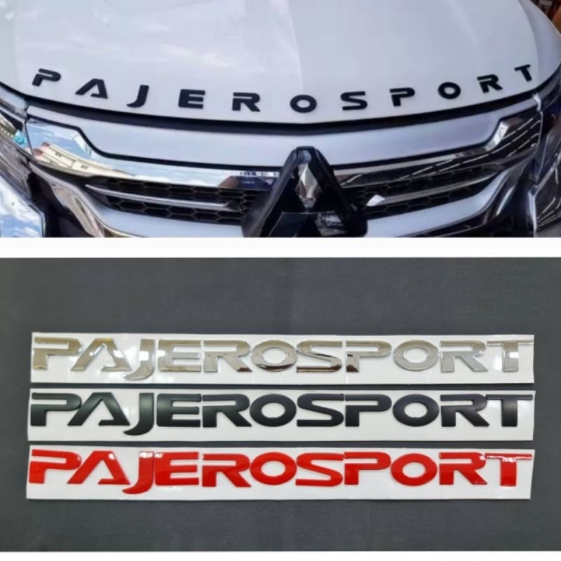 โลโก้  pajerosport สำหรับติดฝากระโปรง
