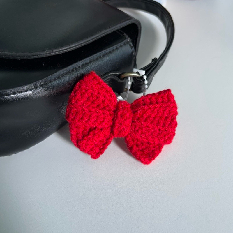 🎀 BOW KEYCHAIN พวงกุญแจโบว์ไหมพรม