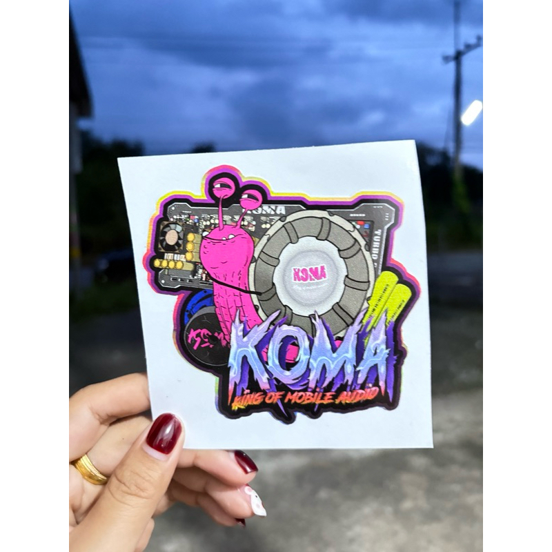 สติกเกอร์ แท้ koma