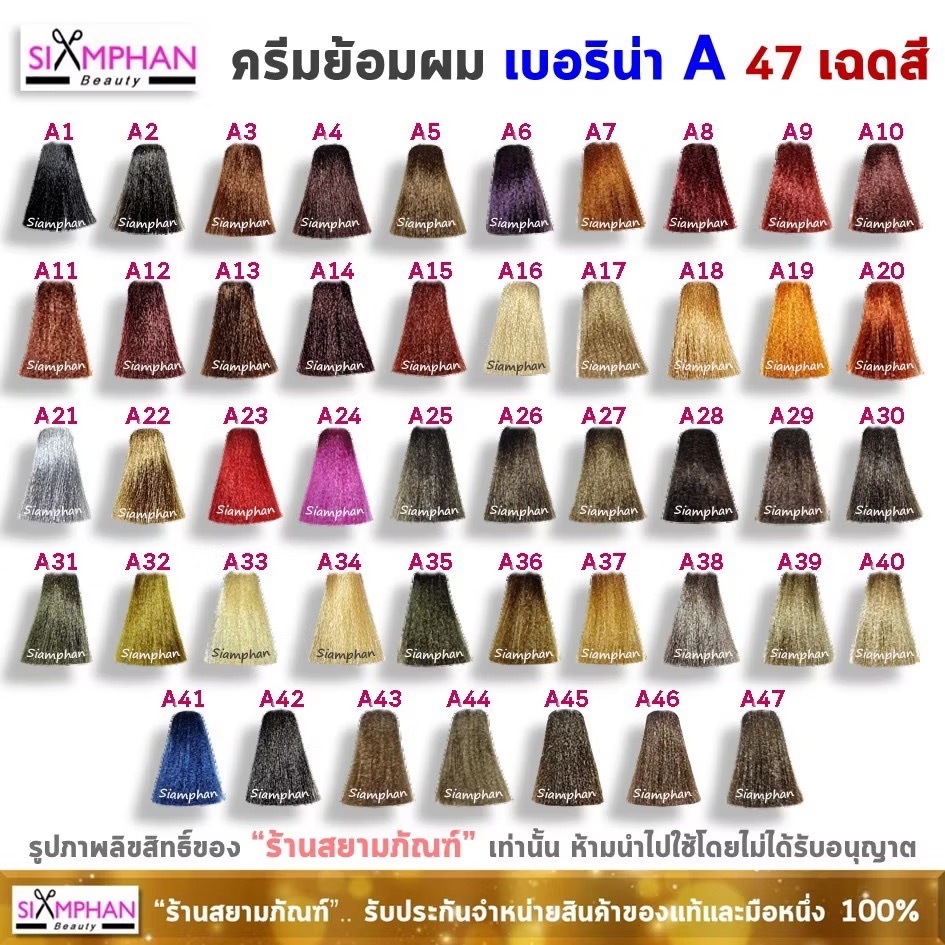 มีส่งด่วน A1-A47  ราคาส่งยกโหล (1โหลมี12ชิ้น) ครีมย้อมผม เบอริน่า รุ่น A | Berina Hair Color Cream ราคา ถูกที่สุด ดีลบีเคเค แกลเลอรีภาพที่ 9