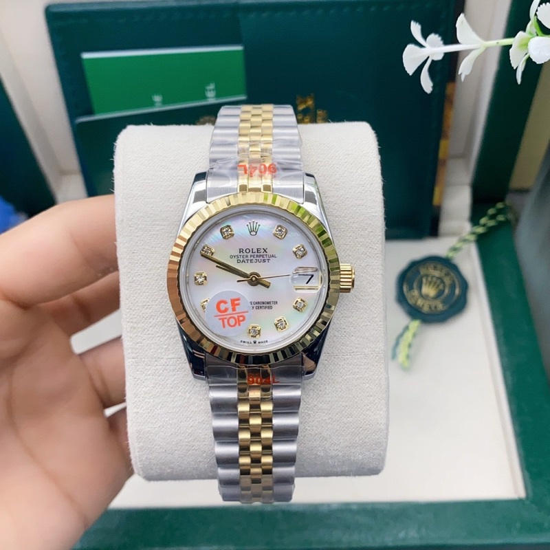 นาฬิกาข้อมือผู้หญิง Rolex Datejust 31mm. ระบบออโต้