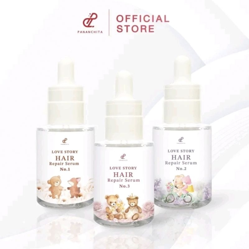 (ของแท้) เลิฟ สตอรี่ แฮร์ รีแพร์ เซรั่ม ปนันชิตา Love Story Hair Repair Serum Pananchita ส่งจากบริษัท