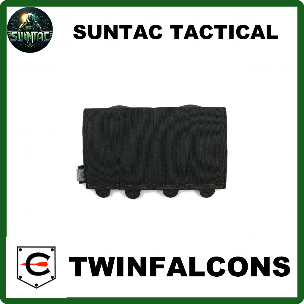 Twinfalcons กระเป๋าใส่แม็กกาซีน | Elastic QUAD SMG Mag Pouch | TW-M092