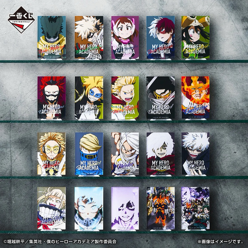 🔥พร้อมส่ง🔥🍀Update 17/5🍀สแตน มายฮีโร่ อคาเดเมีย | Ichiban Kuji My Hero Academia Mate~ - Prize I Acrylic Stand งานจับสลาก
