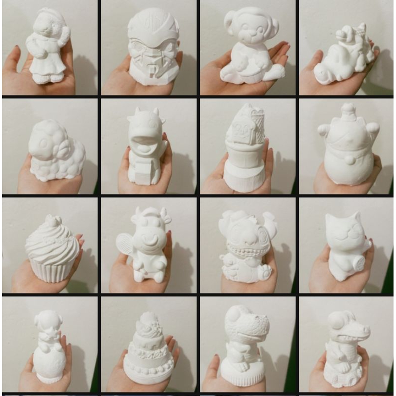 ตุ๊กตาระบายสี ตุ๊กตาปูนปลาสเตอร์ เสริมพัฒนาการ กิจกรรมยามว่าง