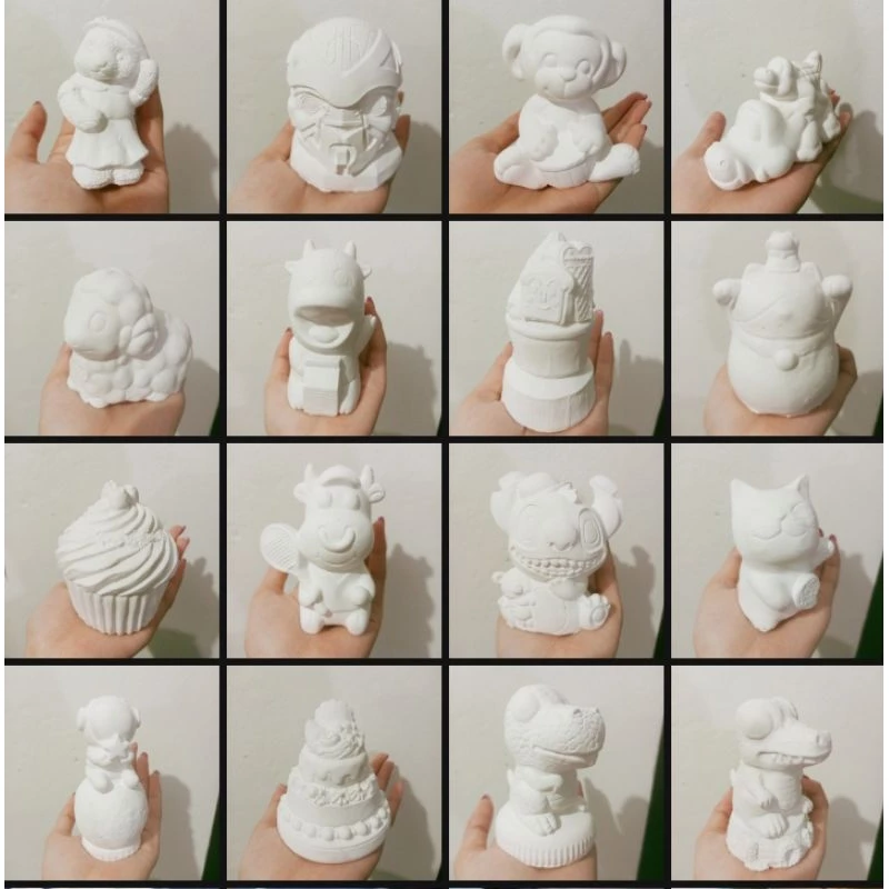 ตุ๊กตาระบายสี ตุ๊กตาปูนปลาสเตอร์ เสริมพัฒนาการ กิจกรรมยามว่าง