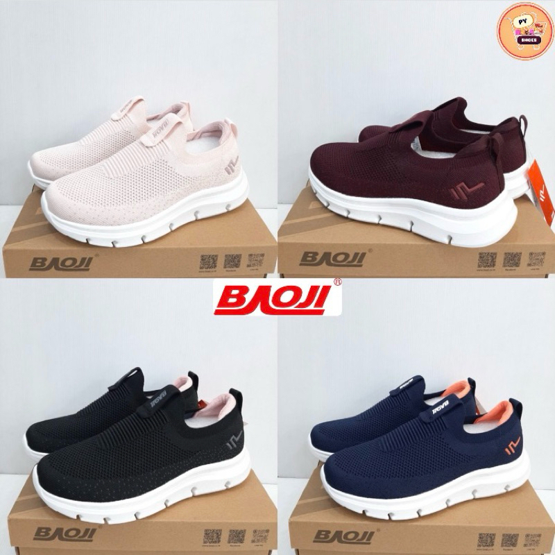 รองเท้าผ้าใบ BAOJI เเท้100% BJW 1118 รองเท้าผ้าใบผู้หญิง ไซส์ 37-41