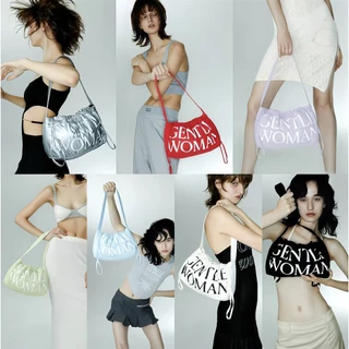 กระเป๋า Gentlewoman แท้ Dumpling Bag drawstring bag Crossbody กระเป๋าเกี๊ยว กระเป๋าผ้า