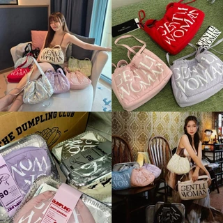 กระเป๋า Gentlewoman แท้ Dumpling Bag drawstring bag Crossbody กระเป๋าเกี๊ยว กระเป๋าผ้า