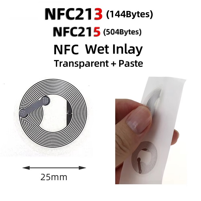 สติ๊กเกอร์ NFC STICKER NTAG213 / NFC213 (144 Bytes) NTAG215 / NFC215 (504 Bytes)/NTAG216 (888 Bytes)