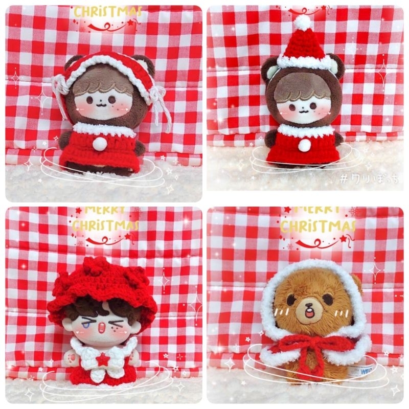 เพิ่มคอลใหม่ ชุดตุ๊กตา 10 cm เซตคริสต์มาส *เฉพาะชุดไม่รวมตุ๊กตา*