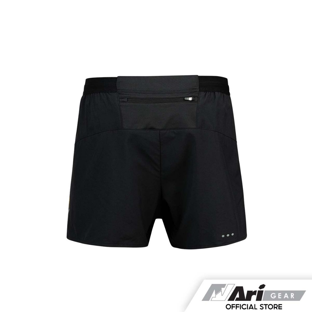 WAKINGBEE X ARI MEN'S DASH 3" RUNNING SHORTS - BLACK (AAP2774-01) กางเกงวิ่งขาสั้น ผู้ชาย 3 นิ้ว WAKINGBEE X ARI สีดำ