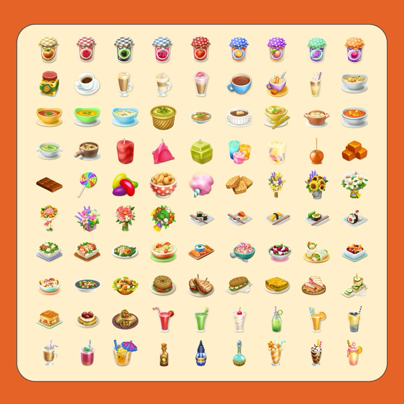 ขนม ver.2 ส่งรถ ส่งเรือ hayydayy 5ชิ้น