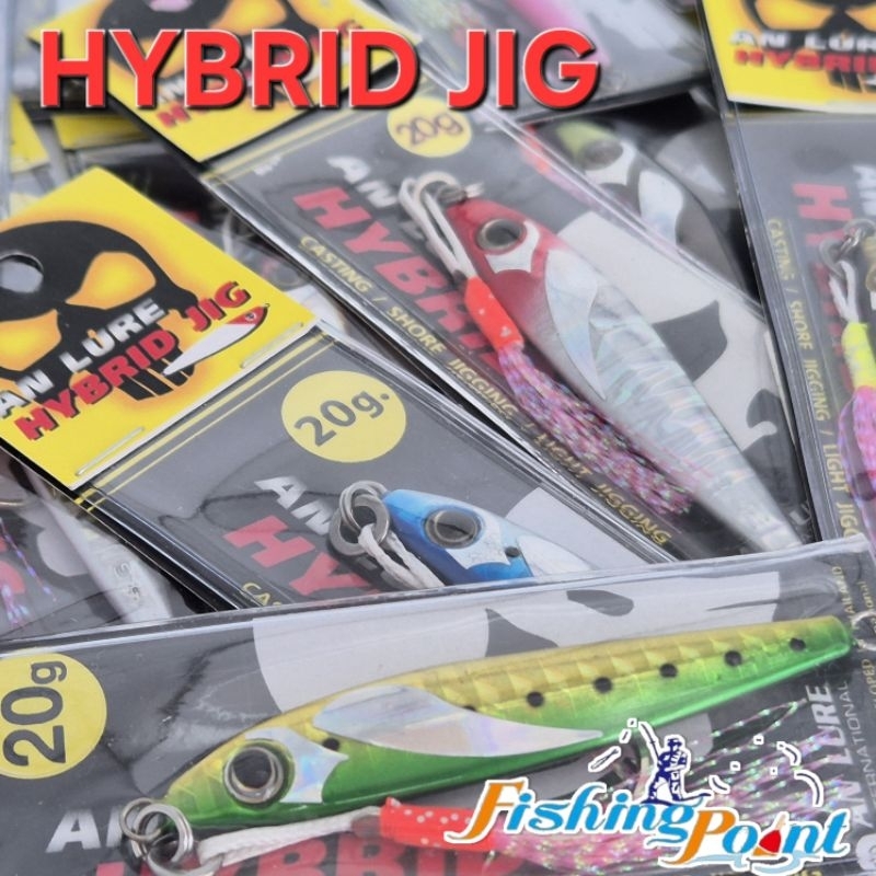 เหยื่อจิ๊ก AN LURE HYBRID JIG 10g-20g พร้อมตัวเบ็ด
