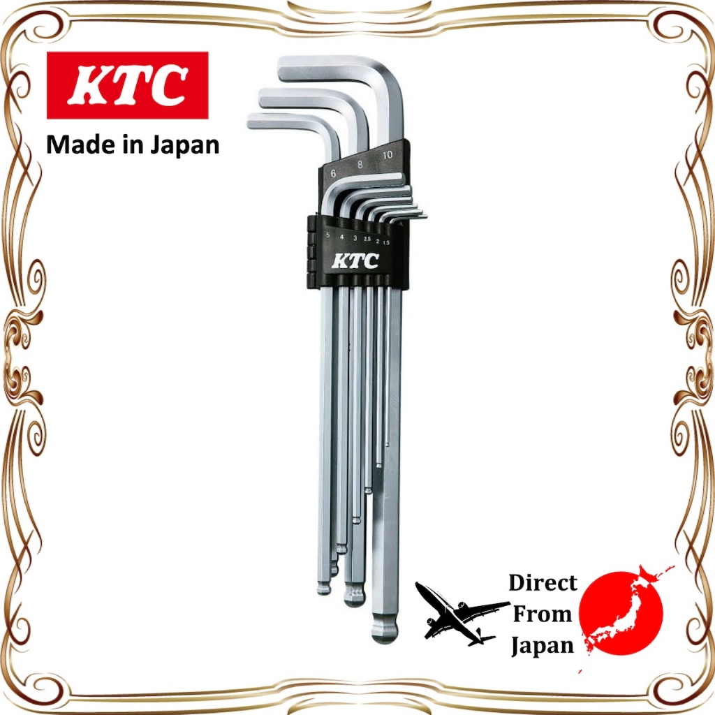 【Direct from Japan】Kyoto Machinery Tools (KTC) คลองเลื่อย ประแจหกเหลี่ยม ยาว Ball Point L HL259SP