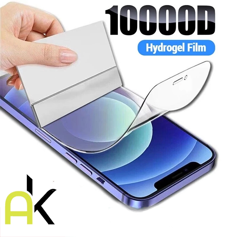 AK【Buy1Get1】 For iPhone 17 16 15 14 13 12 11 ProMax 6 7 8Plus X XR XsMax SE Full Screen Hydrogel Screen Protector Film