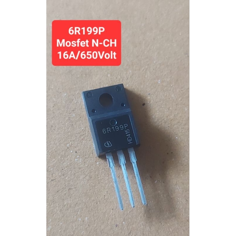6R199P Mosfet N-CH 16Amp/650Volt