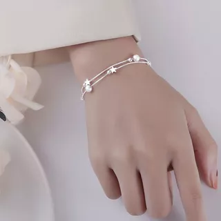 ESCOBAL กําไลเงิน Star Story สร้อยข้อมือเงินแท้ กําไรเงิน กําไลข้อมือผู้หญิง ข้อมือเงิน วาเลนไทน์