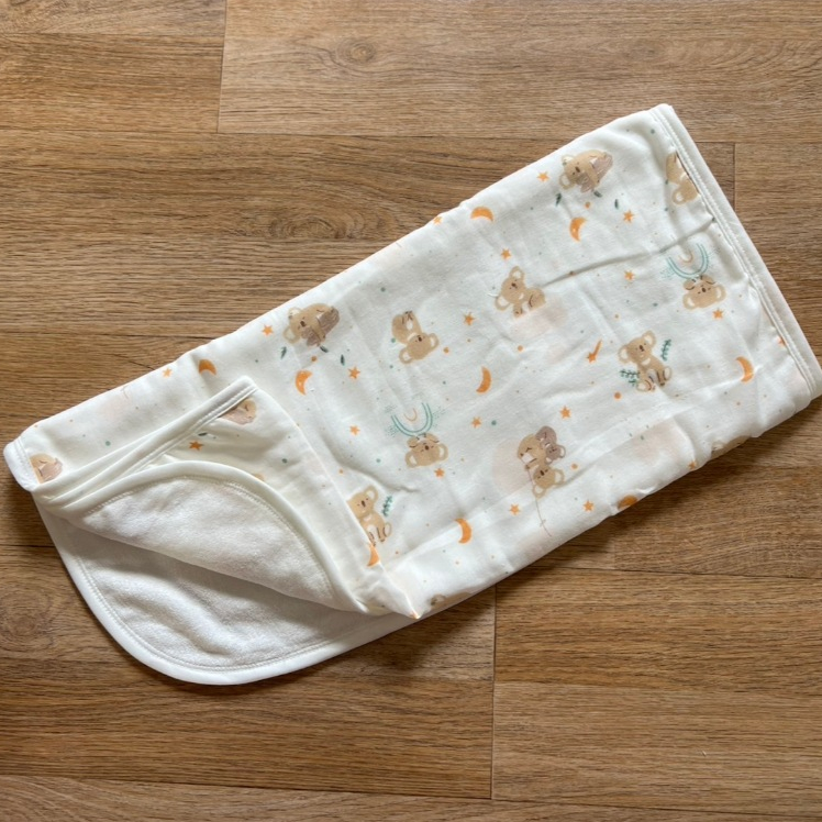 ผ้าเช็ดตัวเด็กเยื่อไผ่ขนาด 60x120  cm  เนื้อผ้านิ่ม ซับน้ำได้ดีเยี่ยม ระบายอากาศดีมาก - รูปที่ 4