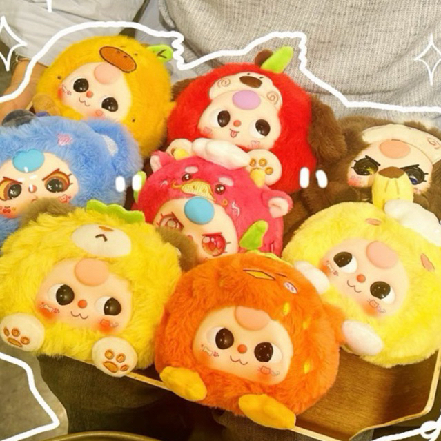 (สั่งซื้อผ่านไลฟ์ลด100.- | แบบสุ่ม) Baby Three Cute Thing Out Blind Box พวงกุญแจ