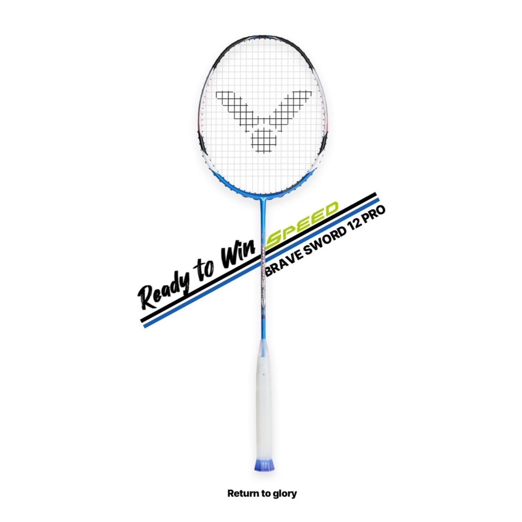 ไม้แบดมินตัน VICTOR BRAVE SWORD 12 PRO 4U แถมเอ็น VBS66 NANO พันด้าม ซอง (โปรดอ่านรายละเอียดก่อนสั่ง