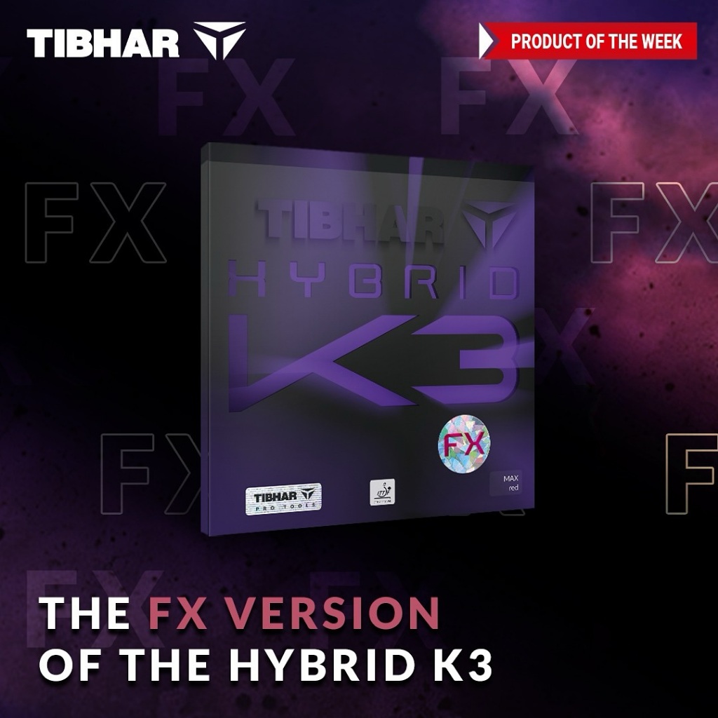 ยางปิงปอง TIBHAR HYBRID K3 FX