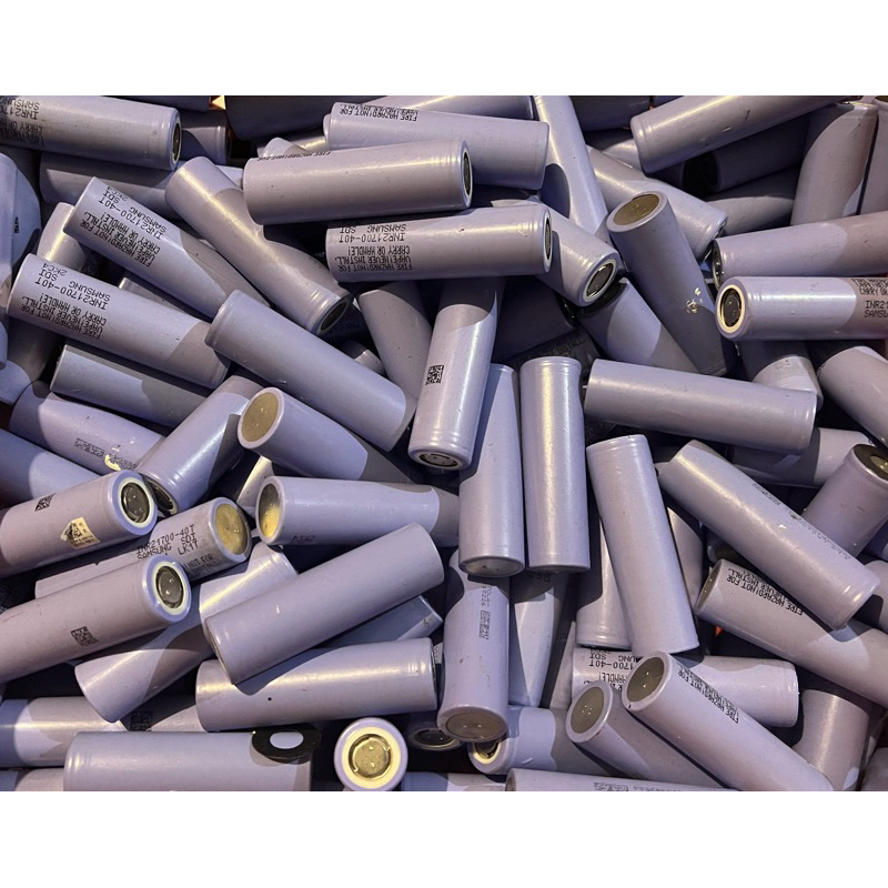 ถ่าน 21700 ความจุแท้ (มือสอง) ผ่านการทดสอบความจุ และ ชาร์จเต็ม