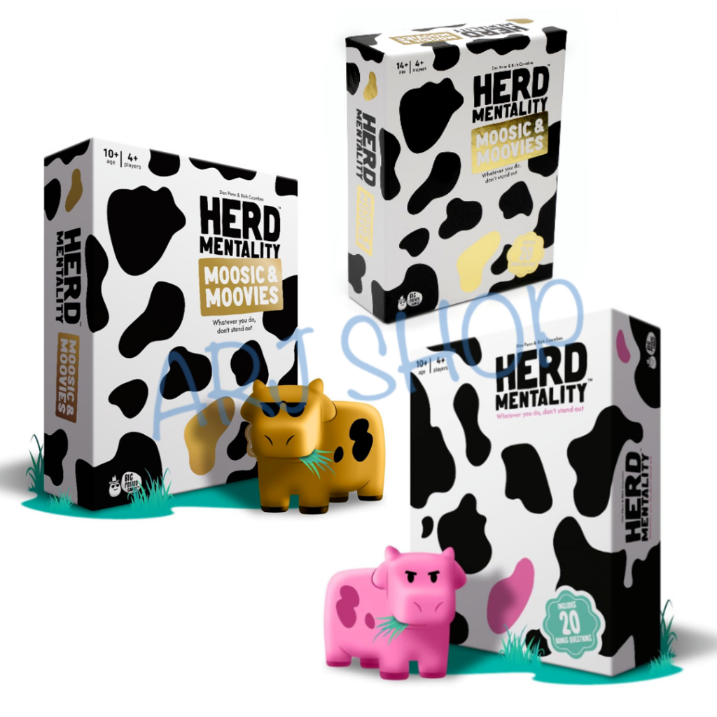 Herd Mentality : Whatever you do, don't stand out / Moosic & Moovies - บอร์ดเกม เกมปาร์ตี้ party game for family friends