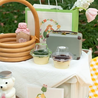 DIY_SWEET【COD】กล่องบรรจุภัณฑ์คัพเค้กทิ้ง ชิ้นเดียวพลาสติกใสทาร์ตไข่ถาดทาร์ตเค้กกล่องบรรจุภัณฑ์-50pcs