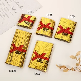 DIY_SWEET【COD】ลวดมัดปากถุง ลวดเมทัลลิค ขนาดยาว 10 cm. แพคละ800 ชิ้น