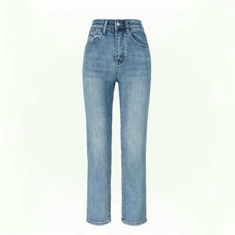 🍓👖กางเกงยีนต์ป้าย PLOY รุ่น PP3588 ขายาวกระบอกเล็ก ปลายขาแต่งสะกิด ส่งต่อ 220.- ซื้อมา 499.-