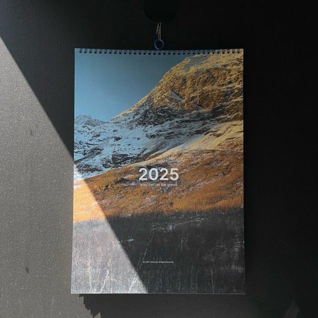 [พร้อมส่ง!] tothewall ปฏิทิน 2568 calendar 2025 ปฏิทินแขวน A3 มีวันหยุดไทย แต่งห้องมินิมอล