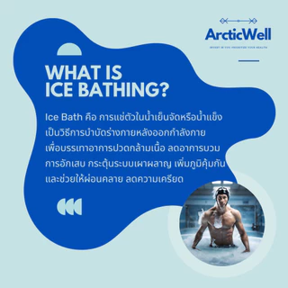 ArcticWell - The oval ice bath tub / อ่างแช่น้ําแข็งทรงรี