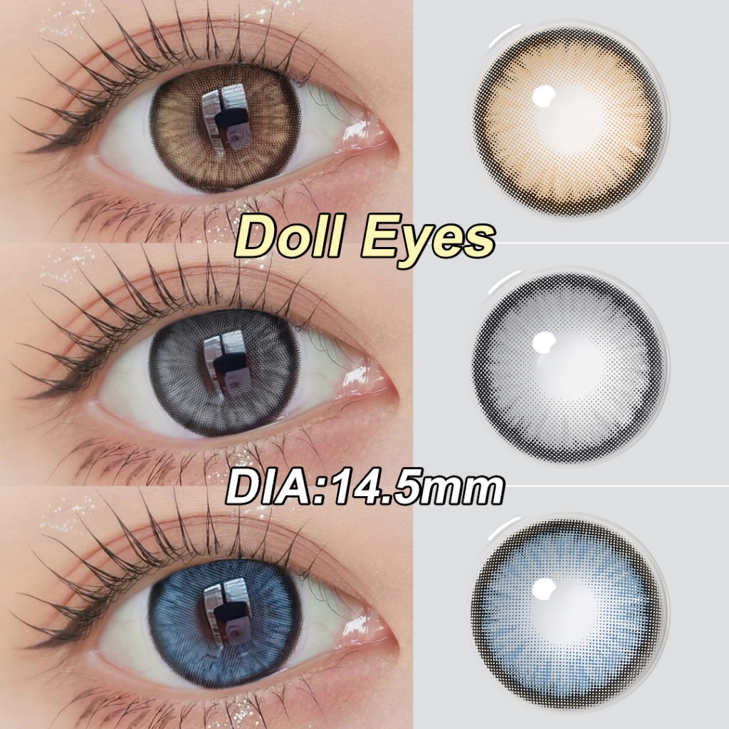 Magister คอนแทคเลนส์ Taylor Contact Lens Brown เลนส์หวานๆ คอนแทคเลนส์สีกรองแสงคอนเทค 0 องศา