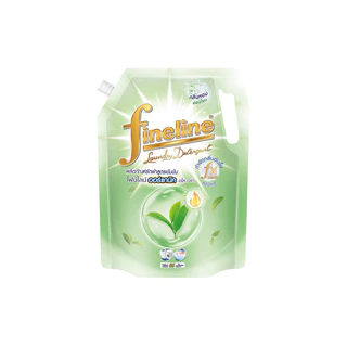 [แพ็ค3ขายดี] Fineline ไฟน์ไลน์ซักผ้า สูตรเข้มข้น ออร์แกนิค อโลเวร่า (สีเขียว) 1250 มล.
