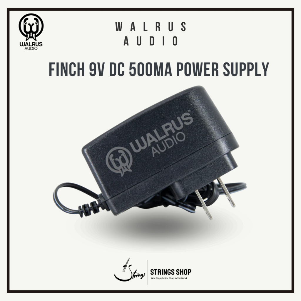 อะแดปเตอร์ Walrus Audio Finch 9v DC 500mA Power Supply